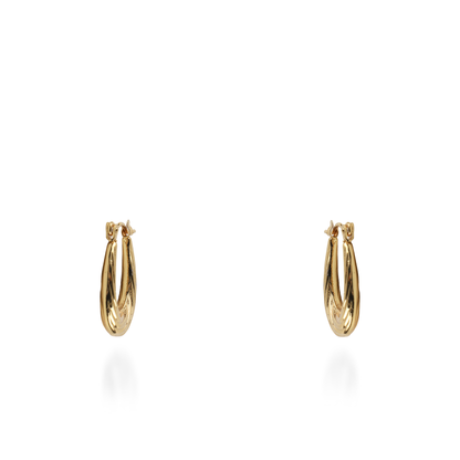 Σκουλαρίκια κρίκοι Mar and Mar Anoria από ανοξείδωτο ατσάλι