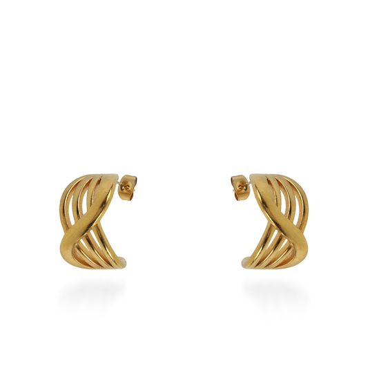 Σκουλαρίκια καρφωτά Mar and Mar Olisse από ανοξείδωτο ατσάλι