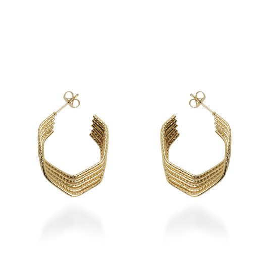 Σκουλαρίκια κρίκοι Mar and Mar Lysithea