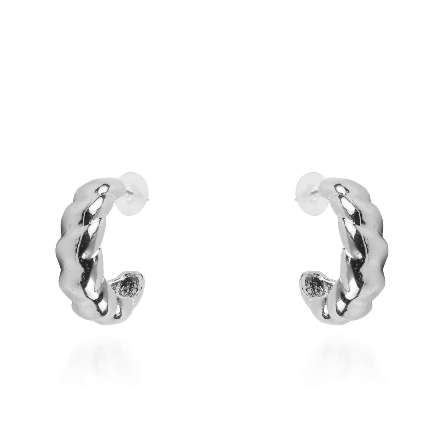 Σκουλαρίκια κρίκοι Mar and Mar Kaly από ανοξείδωτο ατσάλι