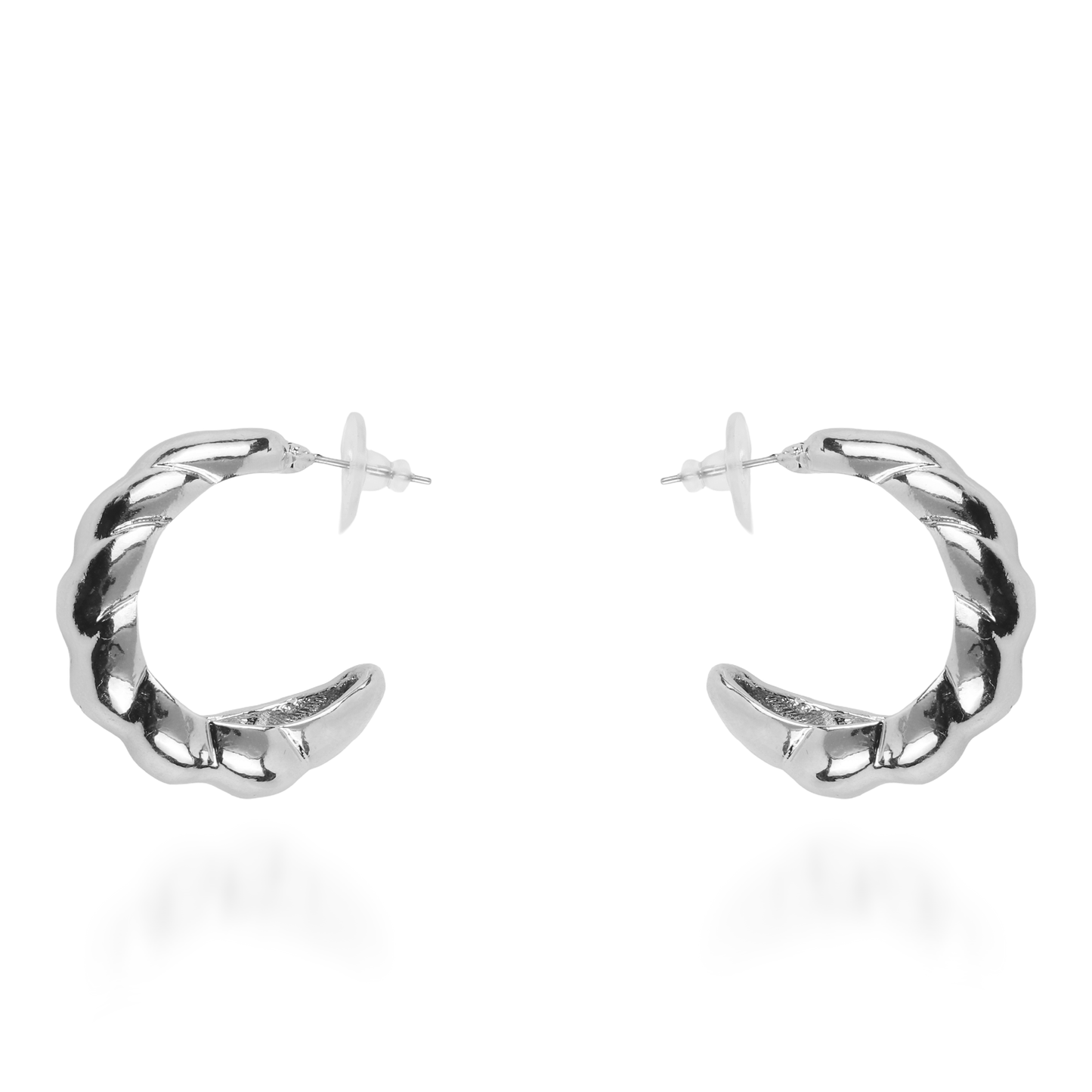 Σκουλαρίκια κρίκοι Mar and Mar Kaly από ανοξείδωτο ατσάλι