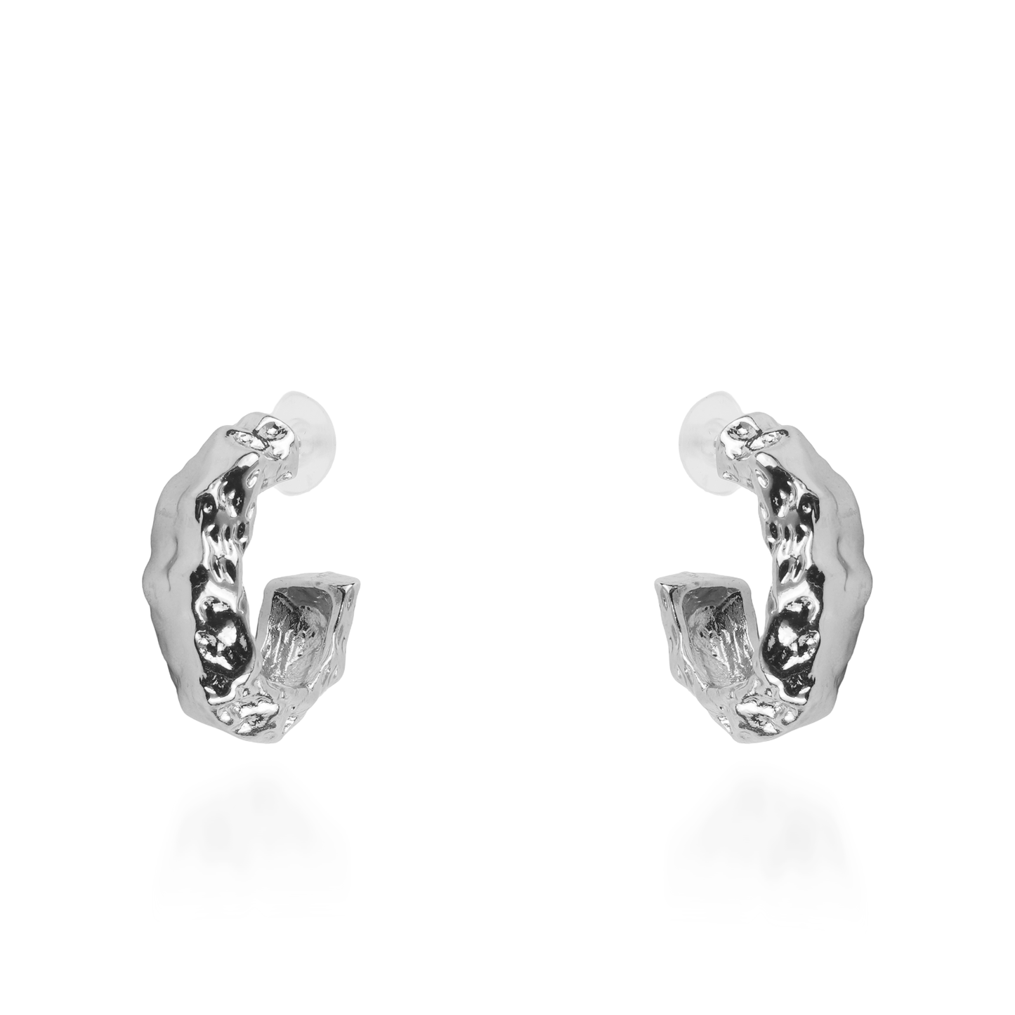 Σκουλαρίκια κρίκοι Mar and Mar Bathilda (Silver)