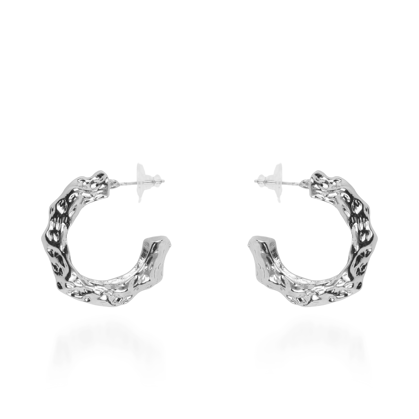 Σκουλαρίκια κρίκοι Mar and Mar Bathilda (Silver)