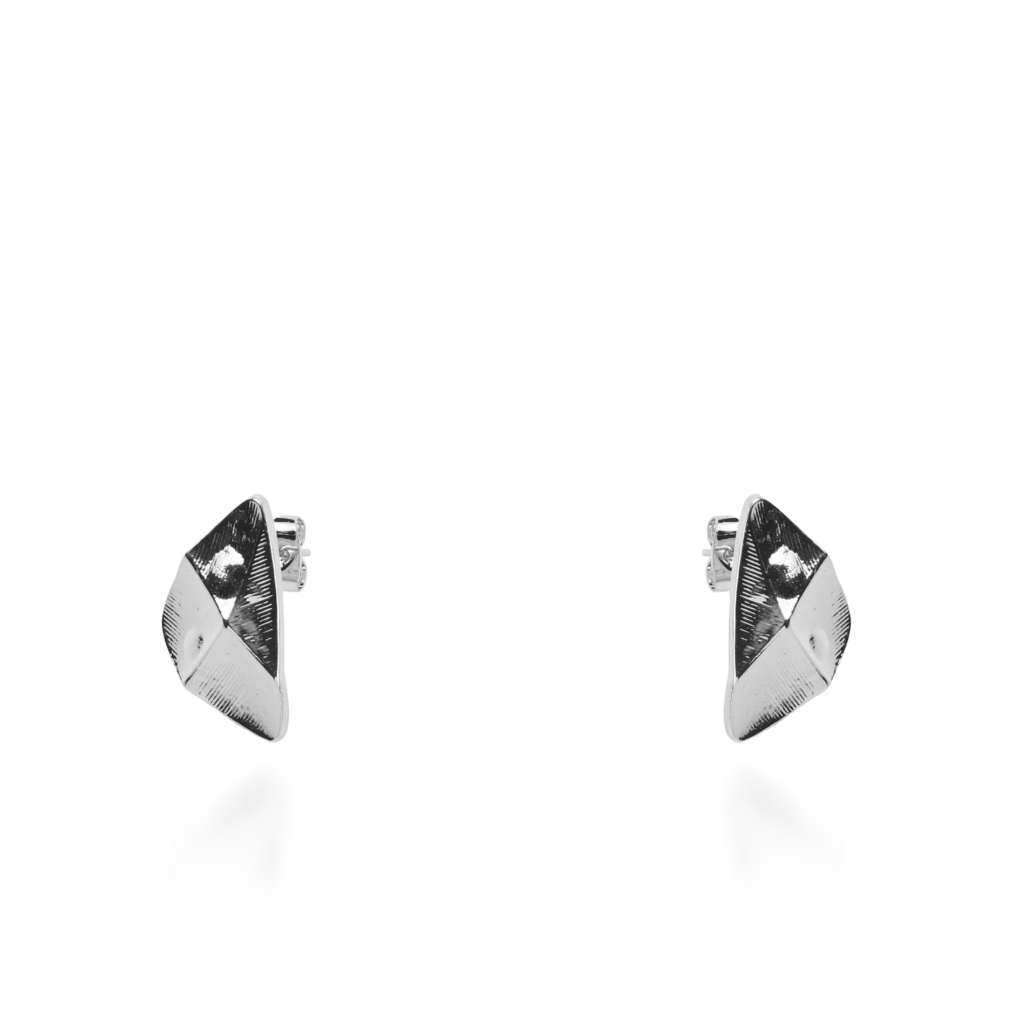 Σκουλαρίκια καρφωτά Mar and Mar Cyra από ανοξείδωτο ατσάλι