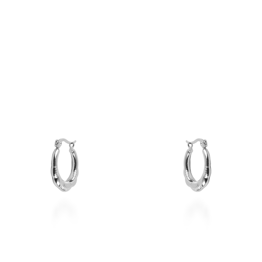 Σκουλαρίκια κρίκοι Mar and Mar Malin από ανοξείδωτο ατσάλι