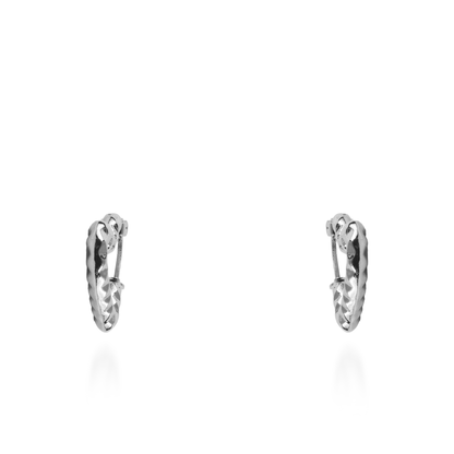 Σκουλαρίκια κρίκοι καρδιές Mar and Mar Amary από ανοξείδωτο ατσάλι