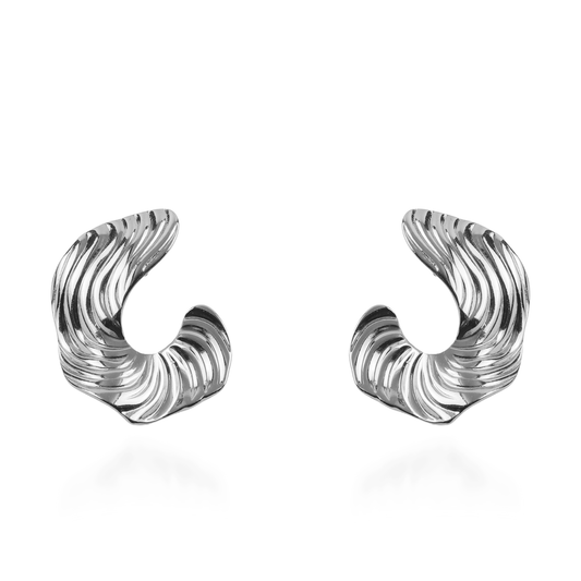 Σκουλαρίκια καρφωτά Mar and Mar Seryl (Silver) από ανοξείδωτο ατσάλι