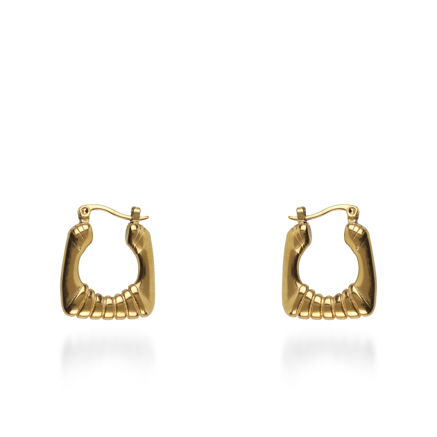 Σκουλαρίκια κρίκοι Mar and Mar Kynia από ανοξείδωτο ατσάλι