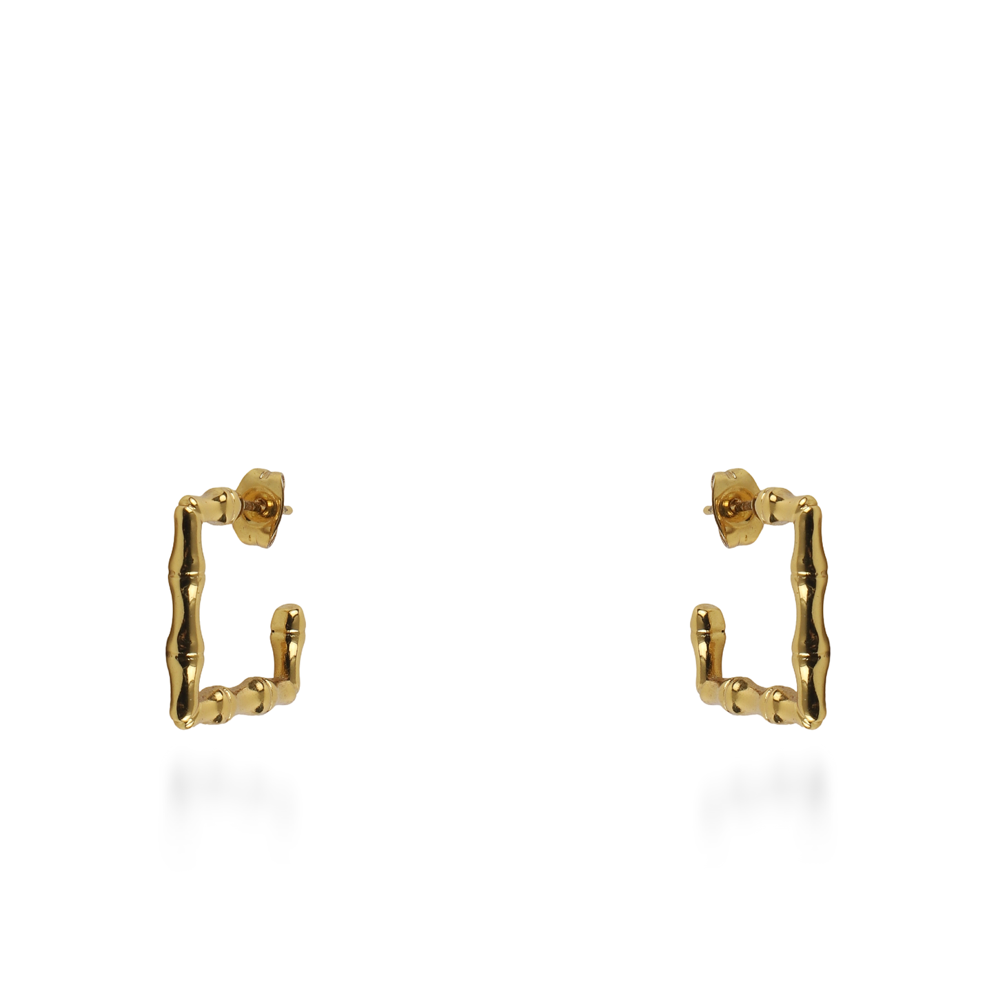 Σκουλαρίκια κρίκοι Mar and Mar Fylia από ανοξείδωτο ατσάλι