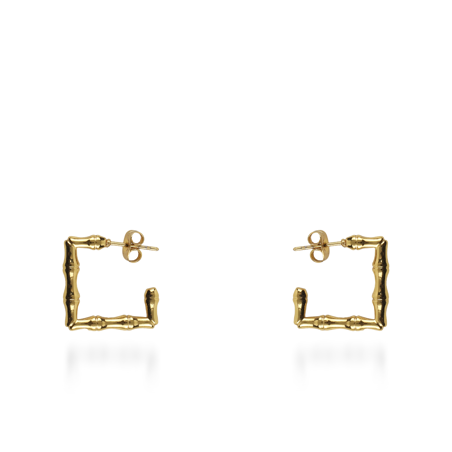 Σκουλαρίκια κρίκοι Mar and Mar Fylia από ανοξείδωτο ατσάλι