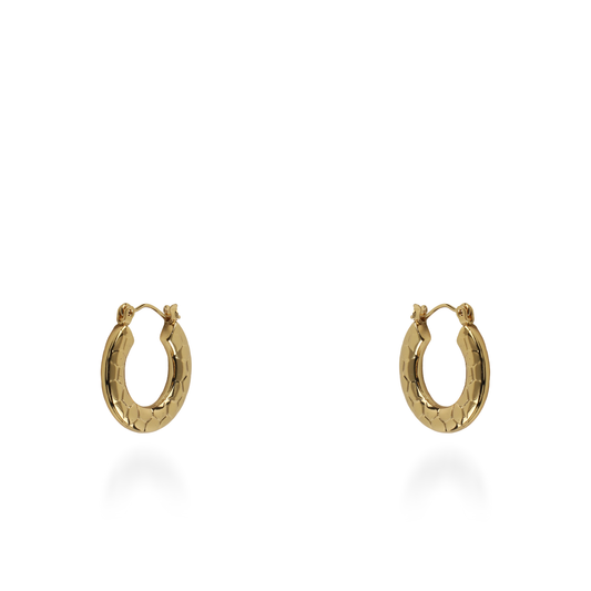 Σκουλαρίκια κρίκοι Mar and Mar Kyble από ανοξείδωτο ατσάλι