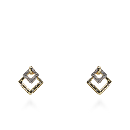 Σκουλαρίκια κρεμαστά με ζιργκόν Mar and Mar Estia