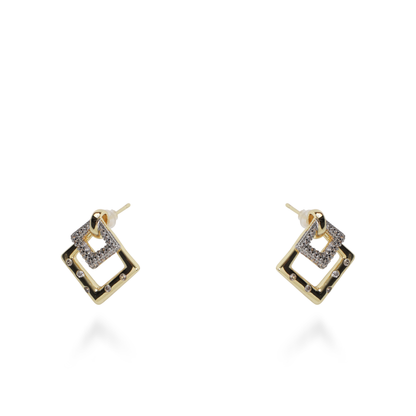 Σκουλαρίκια κρεμαστά με ζιργκόν Mar and Mar Estia