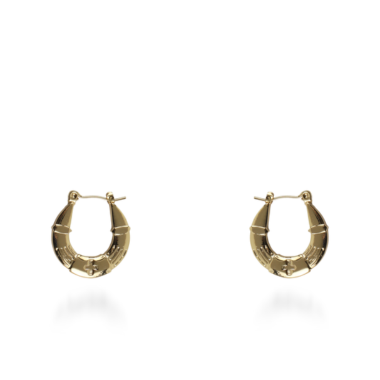 Σκουλαρίκια κρίκοι Mar and Mar Zeny από ανοξείδωτο ατσάλι