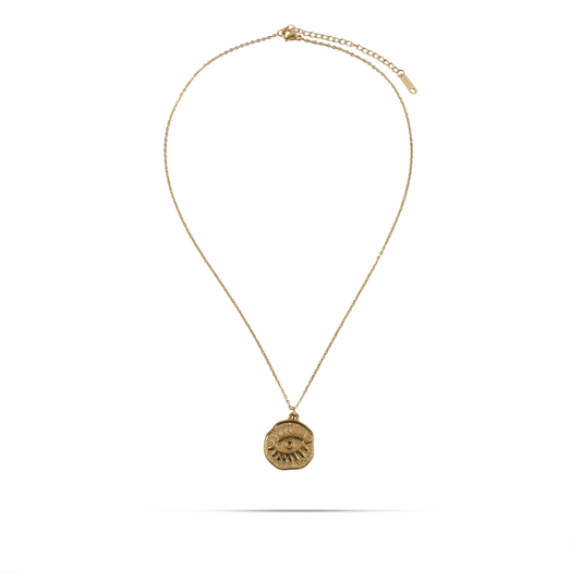 Κολιέ με ματάκι Mar and Mar Solis από ανοξείδωτο ατσάλι