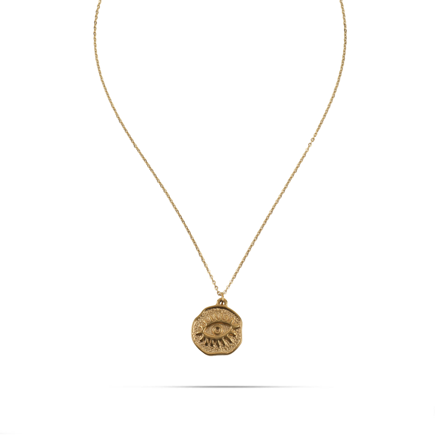 Κολιέ με ματάκι Mar and Mar Solis από ανοξείδωτο ατσάλι