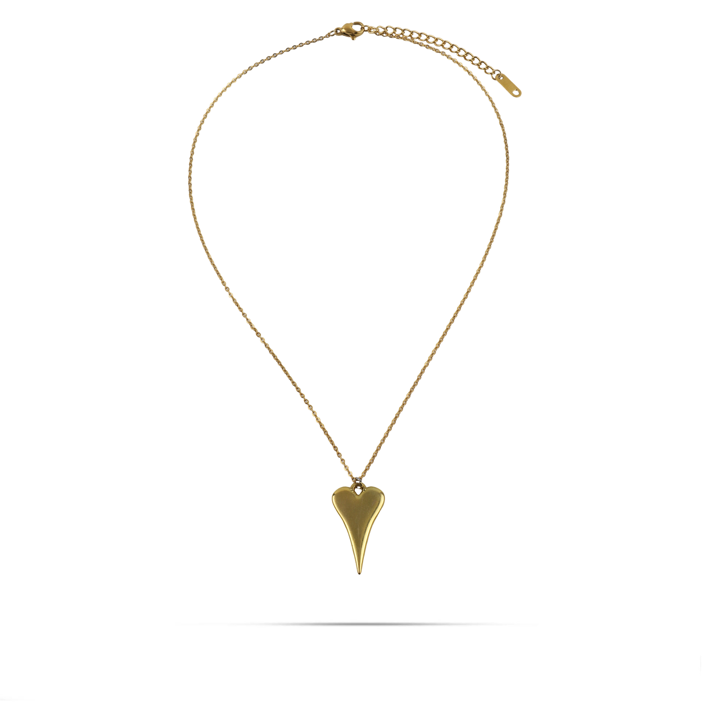 Κολιέ με καρδούλα Mar and Mar Elira από ανοξείδωτο ατσάλι