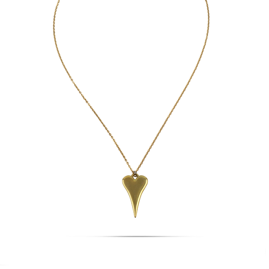 Κολιέ με καρδούλα Mar and Mar Elira από ανοξείδωτο ατσάλι