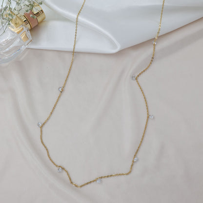 Aλυσίδα κοιλιάς/μέσης με χάντρες Mar and Mar Cressida Belly Chain από ανοξείδωτο ατσάλι