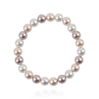 Χειροποίητο βραχιόλι με πέρλες Mar and Mar Nerea από ανοξείδωτο ατσάλι