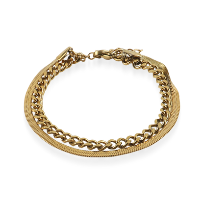 Αλυσίδα διπλή χεριού Mar and Mar Deliny από ανοξείδωτο ατσάλι