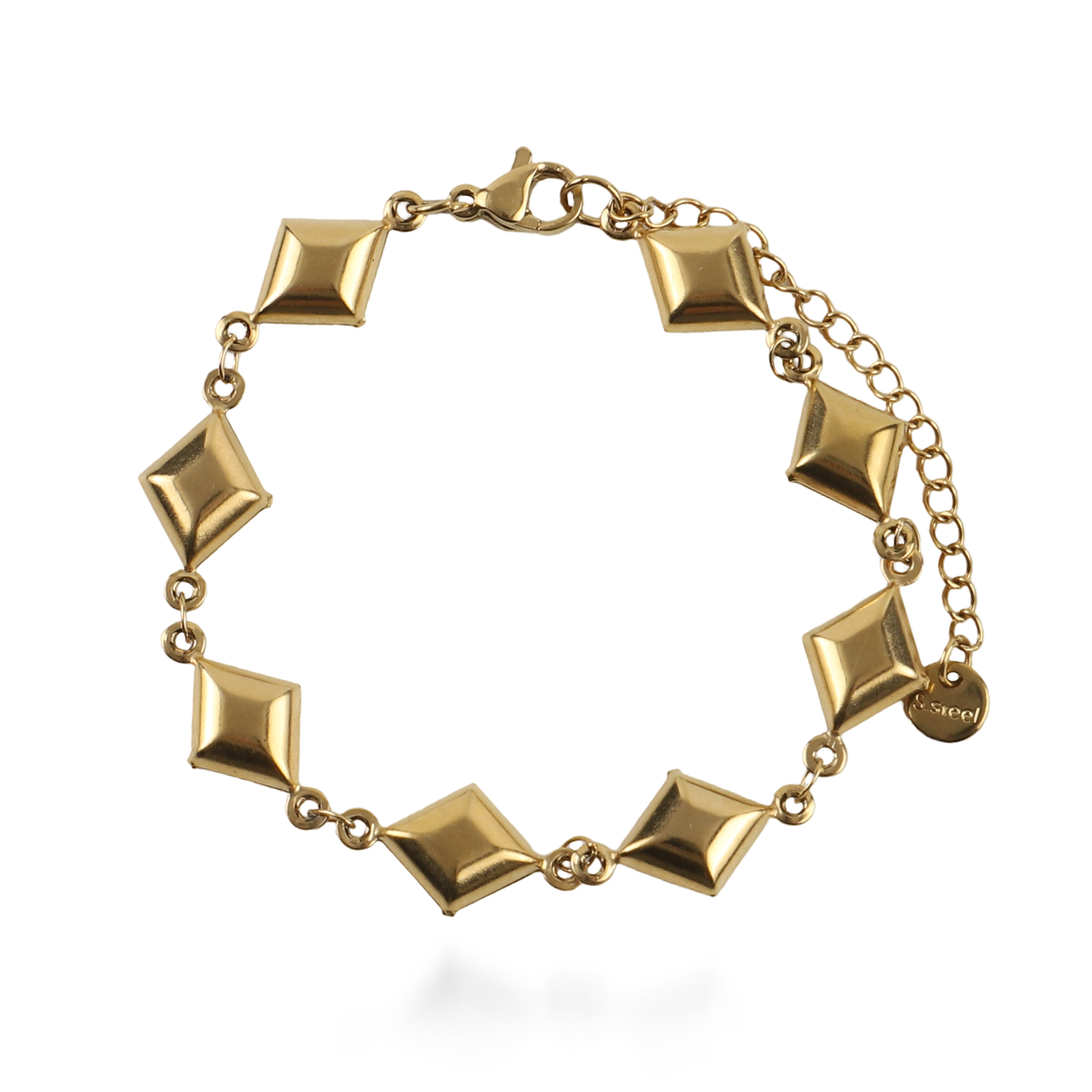 Βραχιόλι αλυσίδα χεριού Mar and Mar Sirea Rhombus από ανοξείδωτο ατσάλι