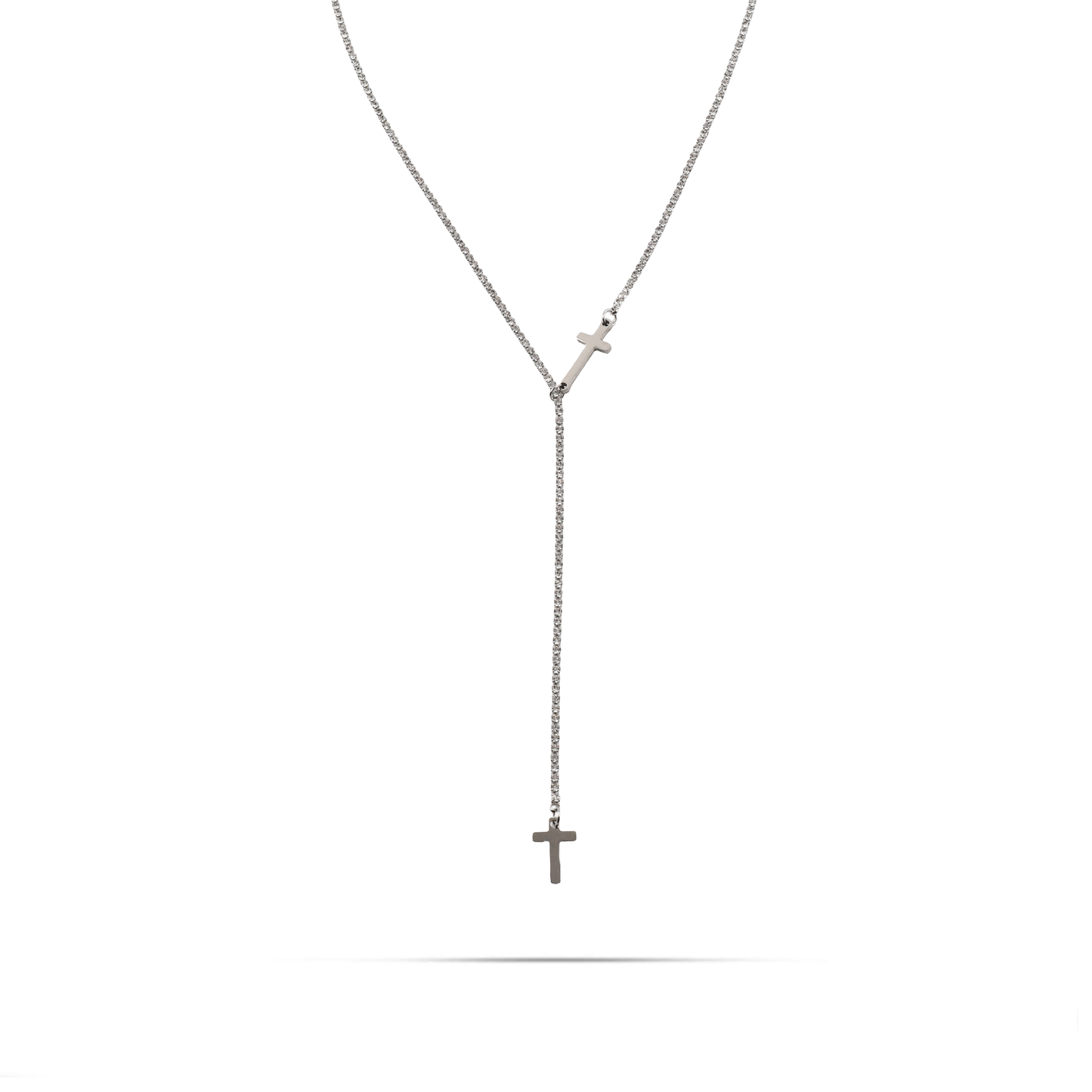 Κολιέ με πέτρες ζιργκόν Mar and Mar Faithy από ανοξείδωτο ατσάλι