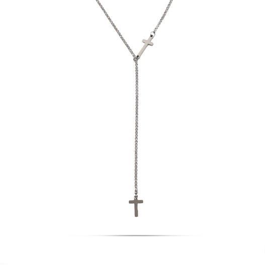 Κολιέ με πέτρες ζιργκόν Mar and Mar Faithy από ανοξείδωτο ατσάλι