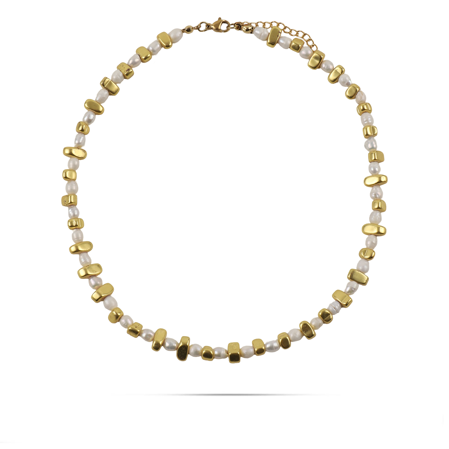 Κολιέ με μαργαριτάρια νερού Mar and Mar Nereis από ανοξείδωτο ατσάλι