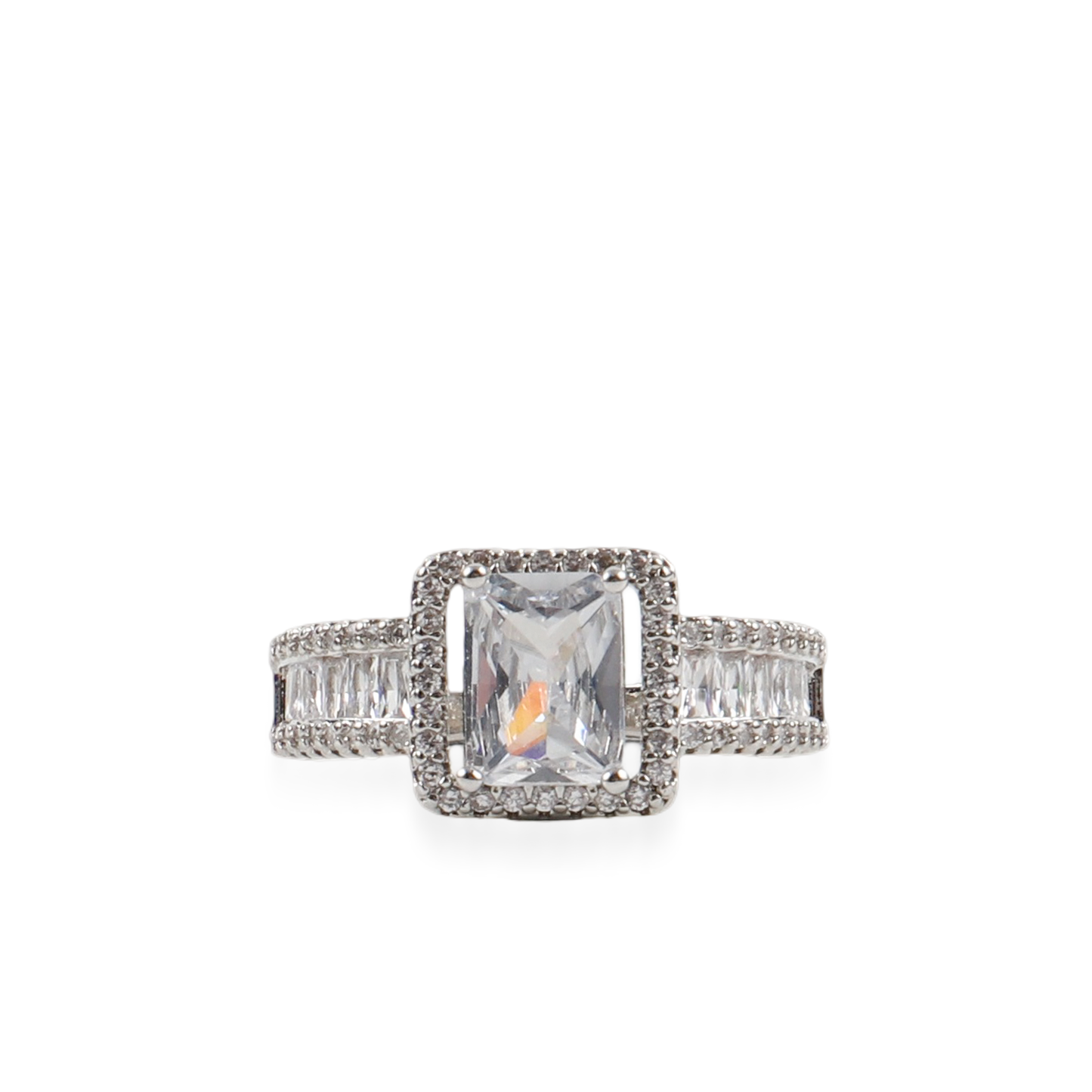 Γυναικείο δαχτυλίδι μονόπετρο με πέτρες ζιργκόν Mar and Mar Danlia