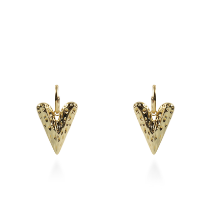 Σκουλαρίκια κρεμαστά με καρδιές Mar and Mar Lovilla από ανοξείδωτο ατσάλι