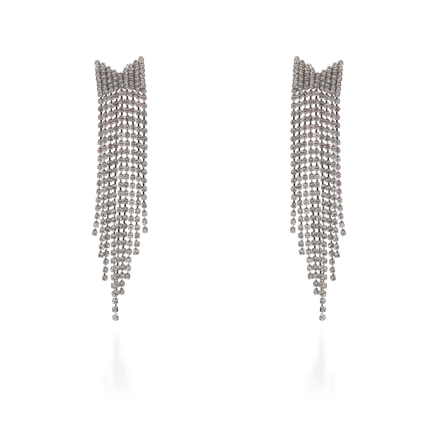 Σκουλαρίκια κρεμαστά με ζιργκόν Mar and Mar Stellar (Silver)