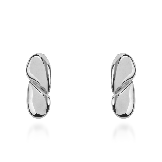 Σκουλαρίκια καρφωτά Mar and Mar Nuvile από ανοξείδωτο ατσάλι