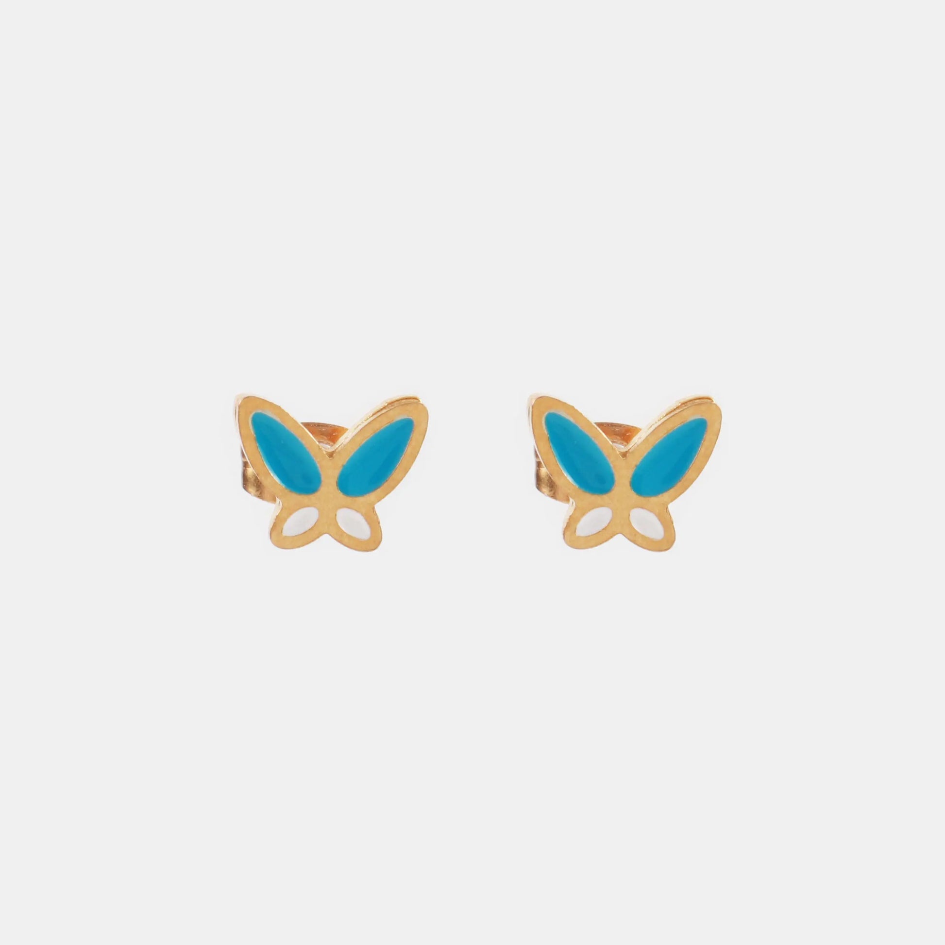 Παιδικά σκουλαρίκια καρφωτά πεταλούδα Mar &amp; Mar Butterfly II Kids από ανοξείδωτο ατσάλι