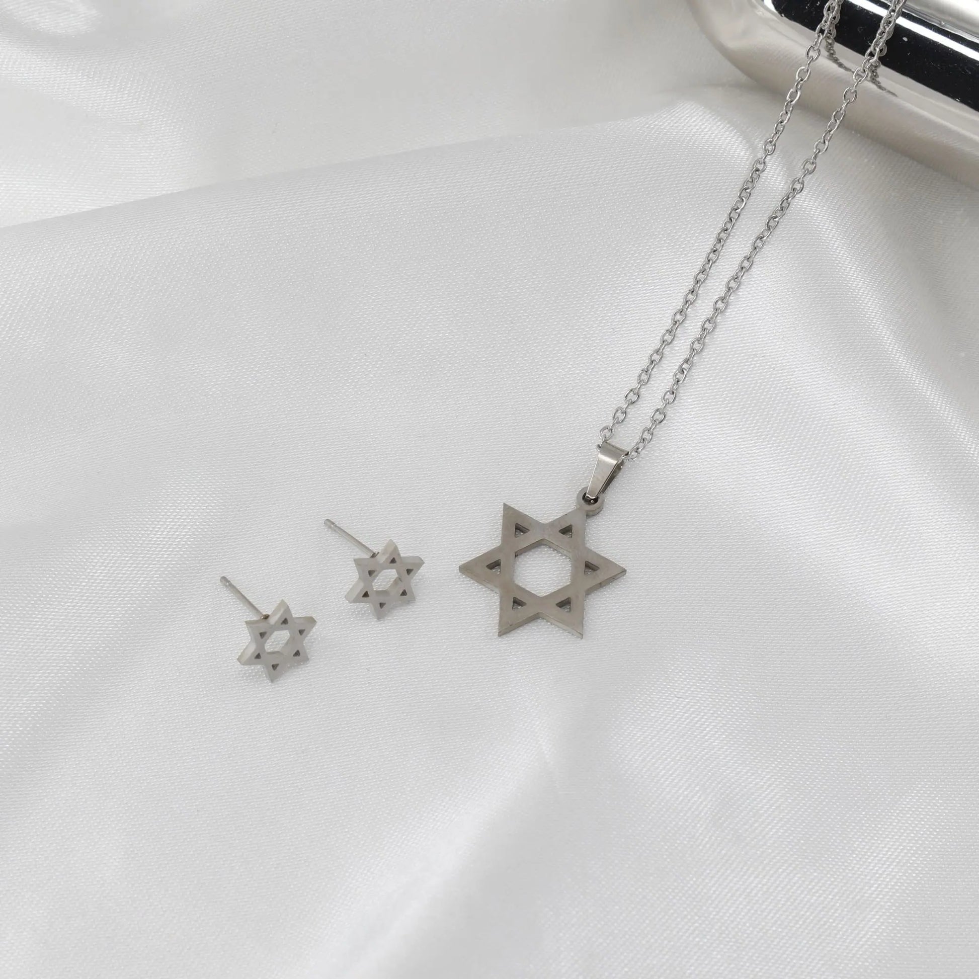 Κολιέ αστέρι Mar & Mar Yalin Star Of David από ανοξείδωτο ατσάλι