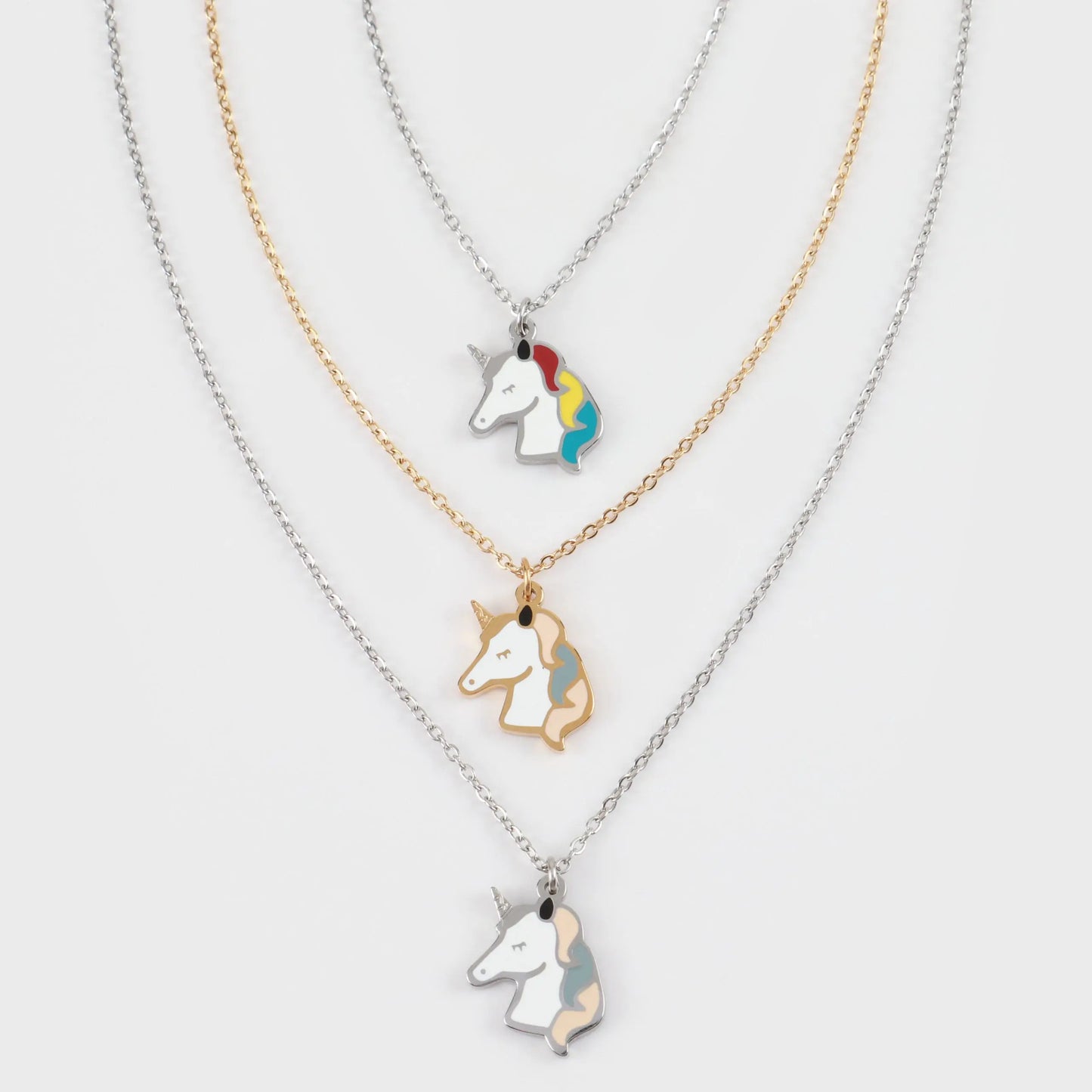 Παιδικό κολιέ Μονόκερως Mar &amp; Mar Unicorn Kids από ανοξείδωτο ατσάλι
