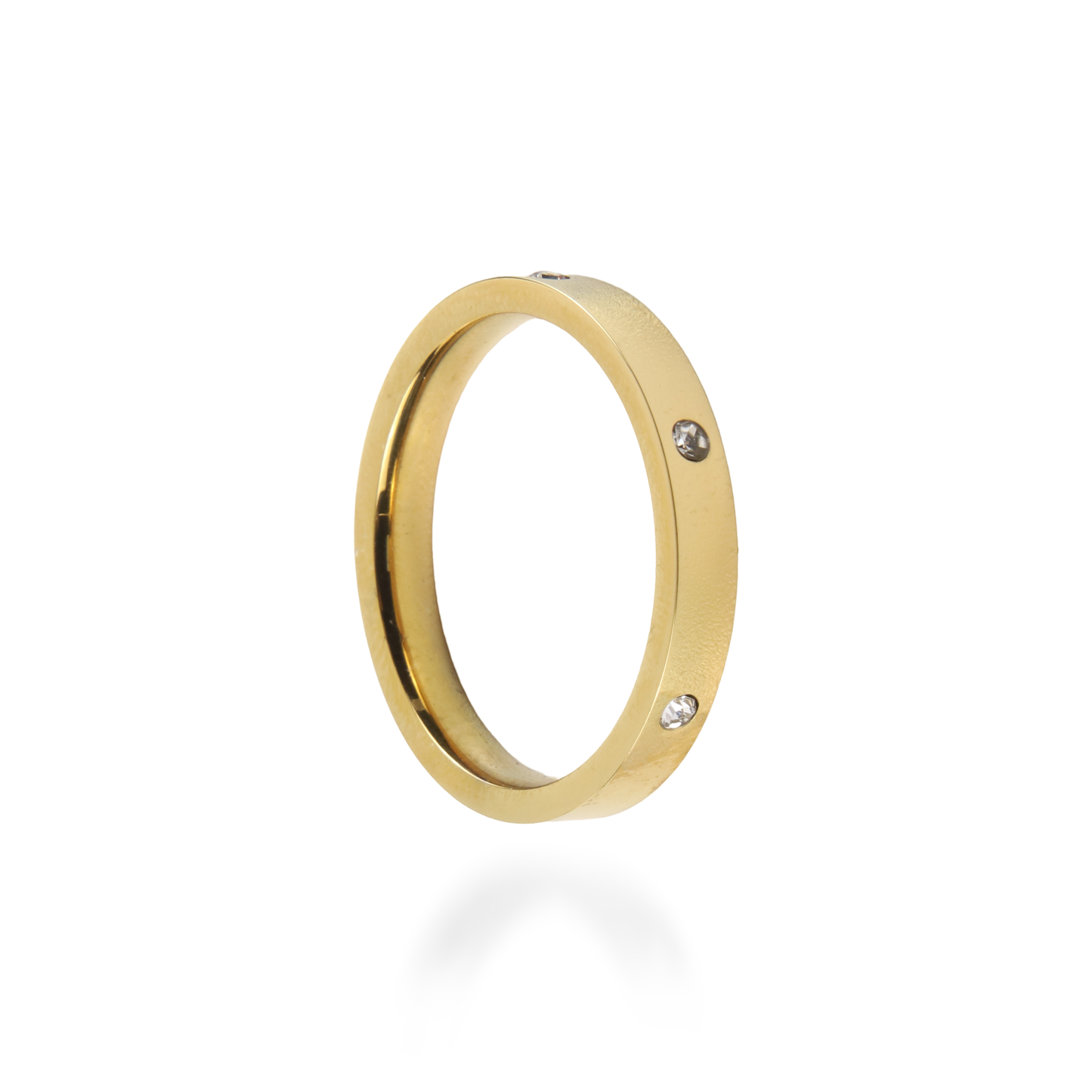 Γυναικείο δαχτυλίδι βεράκι με ζιργκόν Mar and Mar Vera Sparkle από ανοξείδωτο ατσάλι