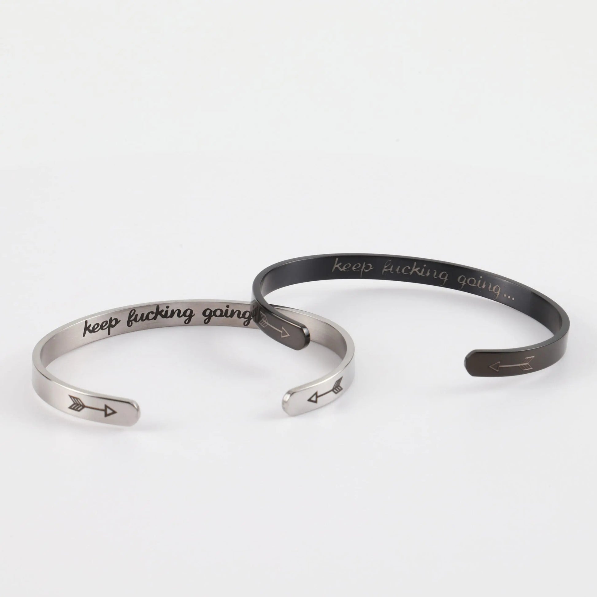 Ανδρικό βραχιόλι Mar &amp; Mar Quote Cuff από ανοξείδωτο ατσάλι
