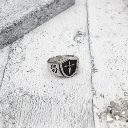 Ανδρικό δαχτυλίδι με σπαθί Mar & Mar Sword από ανοξείδωτο ατσάλι