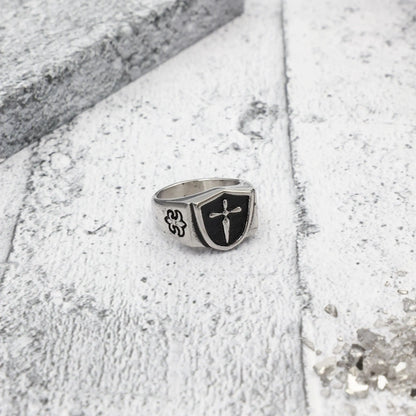 Ανδρικό δαχτυλίδι με σπαθί Mar & Mar Sword από ανοξείδωτο ατσάλι