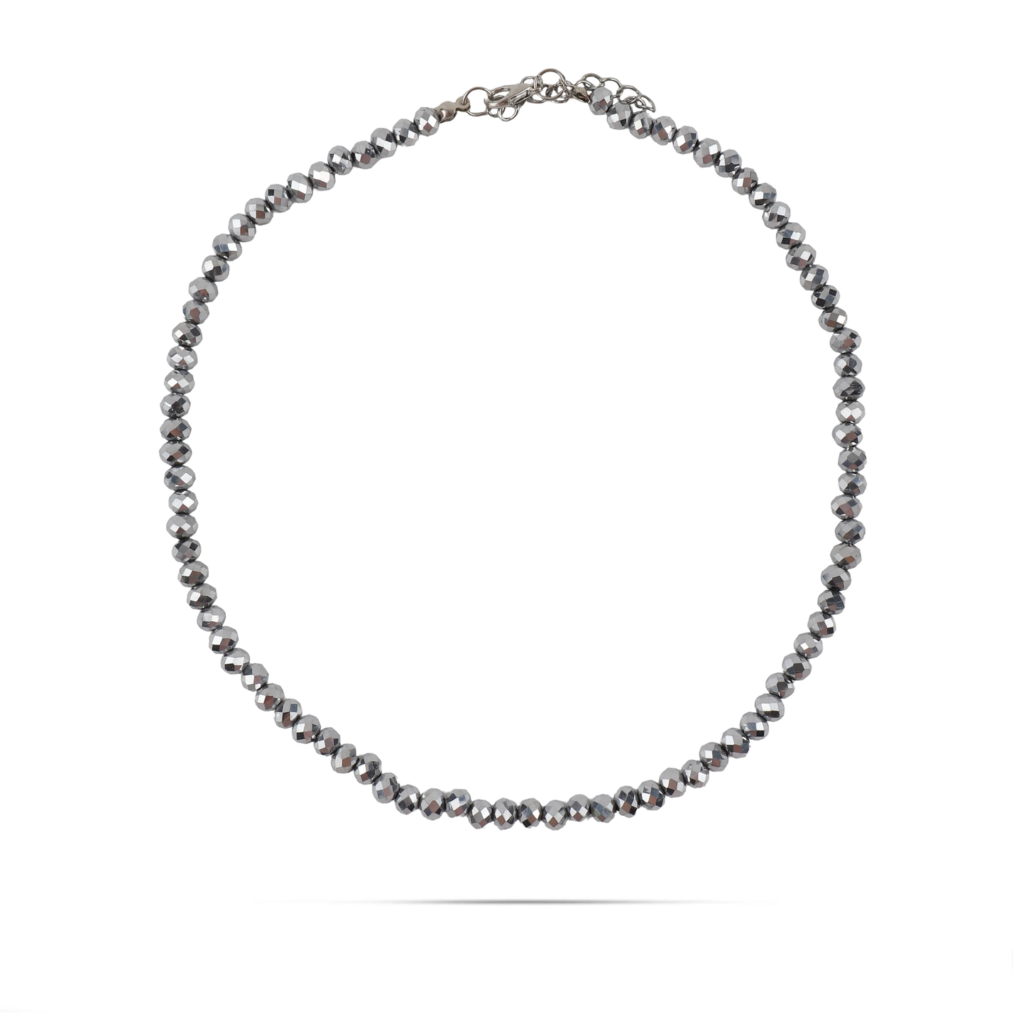 Κολιέ με χάντρες Mar and Mar Priya (Silver) από ανοξείδωτο ατσάλι