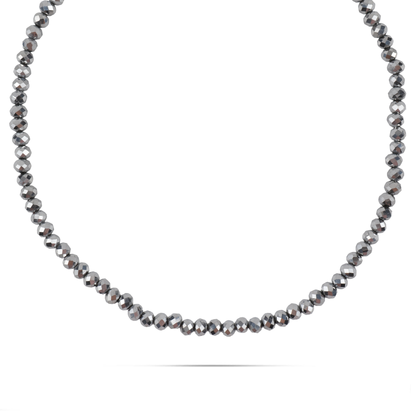 Κολιέ με χάντρες Mar and Mar Priya (Silver) από ανοξείδωτο ατσάλι