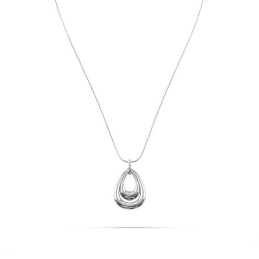 Κολιέ Mar and Mar Dailyn Silver από ανοξείδωτο ατσάλι