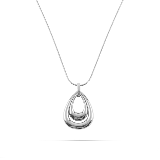 Κολιέ Mar and Mar Dailyn Silver από ανοξείδωτο ατσάλι