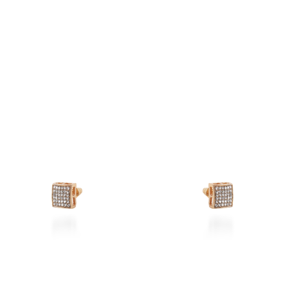 Σκουλαρίκια καρφωτά με πέτρες ζιργκόν Mar and Mar Lola Cube II