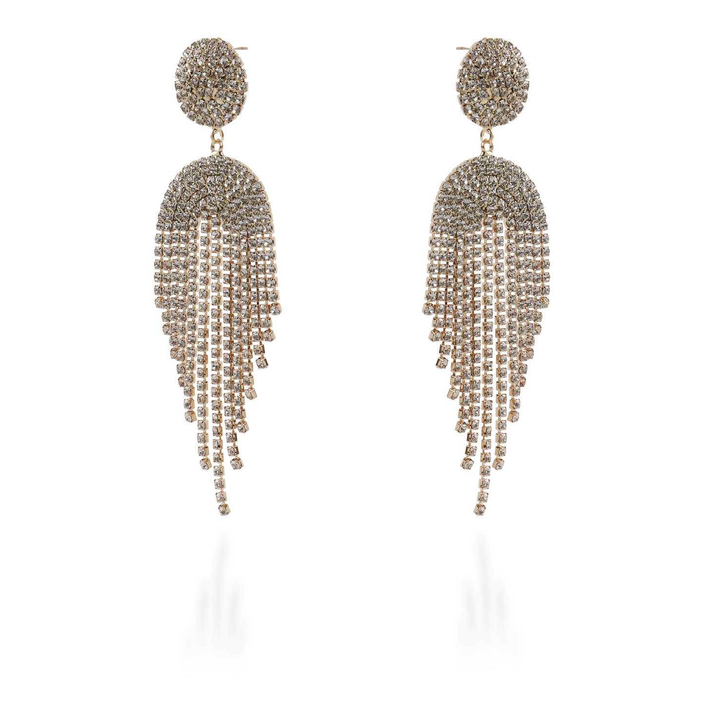 Σκουλαρίκια κρεμαστά με πέτρες ζιργκόν Enidy